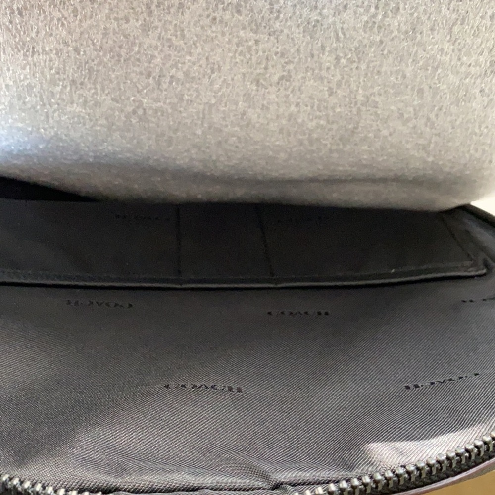 Coach Black Leather Backpack - Picture 6 of 8